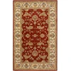 Livabliss Caesar CAE1022 Dark Red Cream Area Rug 2 ft. X 4 ft. Hearth
