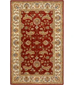 Livabliss Caesar CAE1022 Dark Red Cream Area Rug 2 ft. X 4 ft. Hearth