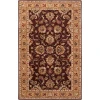 Livabliss Caesar CAE1024 Burgundy Khaki Area Rug 2 ft. X 4 ft. Hearth