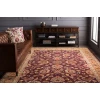 Livabliss Caesar CAE1024 Burgundy Khaki Area Rug 4 ft. Square