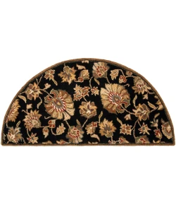 Livabliss Caesar CAE1027 Black Beige Area Rug 2 ft. X 4 ft. Hearth