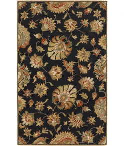 Livabliss Caesar CAE1027 Black Beige Area Rug 2 ft. X 4 ft. Hearth