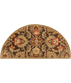 Livabliss Caesar CAE1028 Dark Brown Garnet Area Rug 2 ft. X 4 ft. Hearth