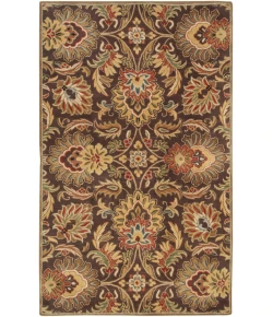 Livabliss Caesar CAE1028 Dark Brown Garnet Area Rug 2 ft. X 4 ft. Hearth
