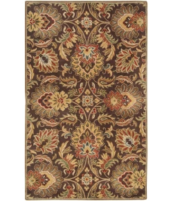 Livabliss Caesar CAE1028 Dark Brown Garnet Area Rug 8 ft. Round