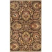 Livabliss Caesar CAE1028 Dark Brown Garnet Area Rug 2 ft. X 4 ft. Hearth