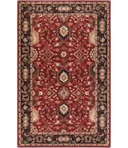 Livabliss Caesar CAE1031 Burgundy Black Area Rug 3 ft. X 12 ft. Runner