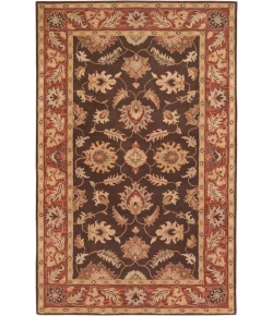 Livabliss Caesar CAE1036 Dark Brown Clay Area Rug 2 ft. X 4 ft. Hearth