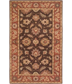 Livabliss Caesar CAE1036 Dark Brown Clay Area Rug 8 ft. X 10 ft. Oval