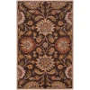 Livabliss Caesar CAE1051 Dark Brown Burnt Orange Area Rug 2 ft. X 4 ft. Hearth