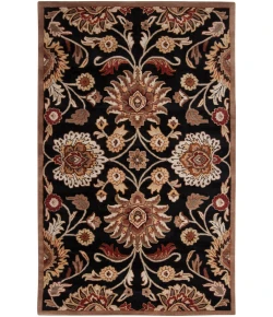 Livabliss Caesar CAE1053 Black Camel Area Rug 5 ft. X 8 ft. Rectangle