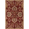 Livabliss Caesar CAE1061 Burgundy Taupe Area Rug 2 ft. X 4 ft. Hearth