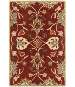 Livabliss Caesar CAE1061 Burgundy Taupe Area Rug 2 ft. X 3 ft. Rectangle