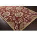 Livabliss Caesar CAE1061 Burgundy Taupe Area Rug 4 ft. X 6 ft. Rectangle