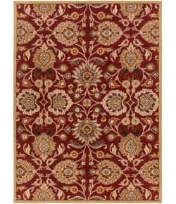 Livabliss Caesar CAE1061 Burgundy Taupe Area Rug 8 ft. X 11 ft. Rectangle