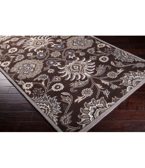 Surya Caesar Dark Brown CAE-1063 4ft. x 4ft. Square Rug