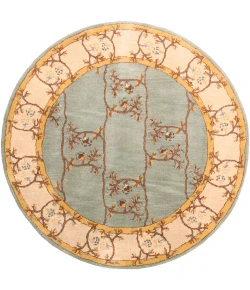 Livabliss Caesar CAE1100 Sage Beige Area Rug 6 ft. Round