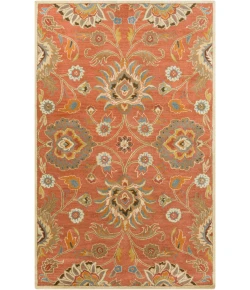 Livabliss Caesar CAE1107 Burnt Orange Khaki Area Rug 2 ft. X 4 ft. Hearth