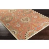Livabliss Caesar CAE1107 Burnt Orange Khaki Area Rug 6 ft. Round