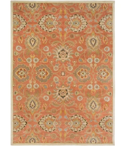 Livabliss Caesar CAE1107 Burnt Orange Khaki Area Rug 8 ft. X 11 ft. Rectangle