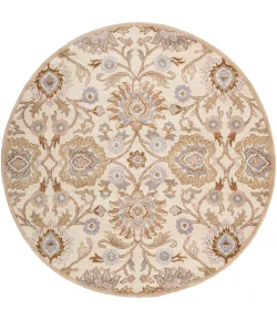 Livabliss Caesar CAE1109 Cream Camel Area Rug 6 ft. Round