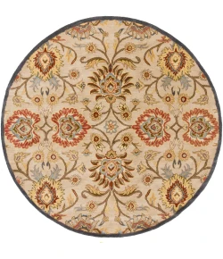 Livabliss Caesar CAE1116 Ivory Denim Area Rug 8 ft. Round
