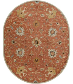 Livabliss Caesar CAE1119 Clay Camel Area Rug 8 ft. X 10 ft. Oval