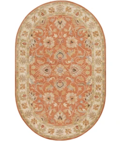 Livabliss Caesar CAE1124 Camel Moss Area Rug 6 ft. X 9 ft. Oval