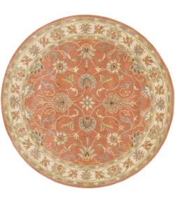 Livabliss Caesar CAE1124 Camel Moss Area Rug 4 ft. Round