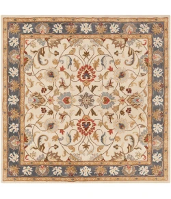 Livabliss Caesar CAE1125 Bright Yellow Denim Area Rug 8 ft. Square