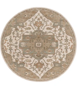 Livabliss Caesar CAE1143 Khaki Medium Gray Area Rug 9 ft. 9 in. Round