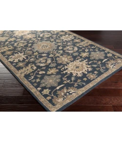 Livabliss Caesar CAE1154 Navy Tan Area Rug 2 ft. X 4 ft. Hearth