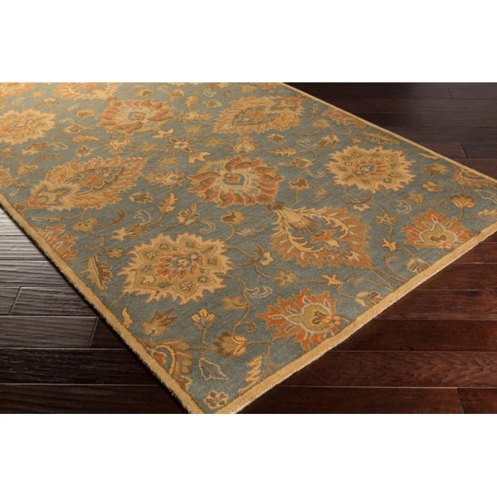 Surya Caesar Deep Teal CAE-1157 4ft. x 4ft. Square Rug