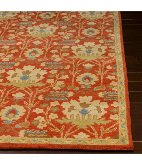Surya Caesar Burgandy CAE-1159 8ft. x 10ft. Oval Rug
