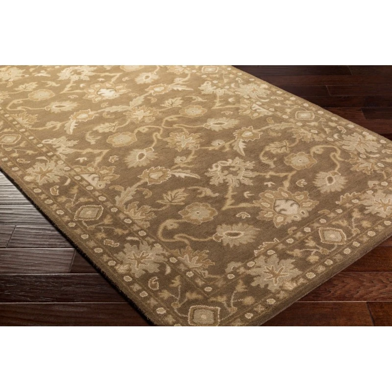 Surya Caesar Brown CAE-1179 6ft. x 6ft. Round Rug