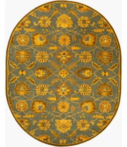 Surya Caesar Deep Teal CAE-1186 8 ft. X 10 ft. Oval Rug
