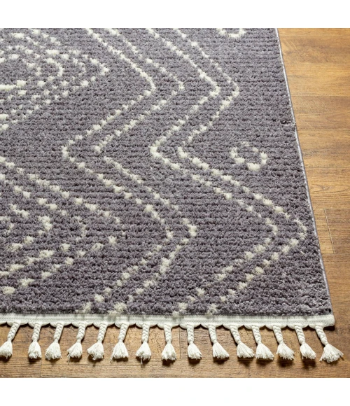 LIVABLISS Casablanca Shag Medium Gray CAG-2314 9ft.2in. x 12ft. Rect. Rug