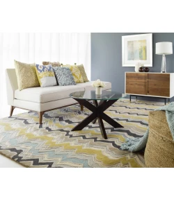 Surya Modern Classics CAN2029 Olive Teal Area Rug 9 ft. X 13 ft. Rectangle