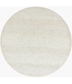 Surya Coil Bleached Butter CBU-2300 6 ft. X 6 ft. Round Rug