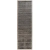 Surya Carre CCR2302 Charcoal Medium Gray Area Rug 2 ft. 6 in. X 8 ft. Runner