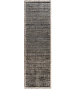 Surya Carre CCR2302 Charcoal Medium Gray Area Rug 2 ft. 6 in. X 8 ft. Runner