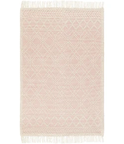 Livabliss Casa Decampo CDC2303 Ivory Bright Pink Area Rug 8 ft. X 10 ft. Rectangle