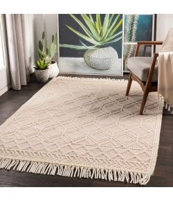 Livabliss Casa Decampo CDC2303 Ivory Bright Pink Area Rug 8 ft. X 10 ft. Rectangle