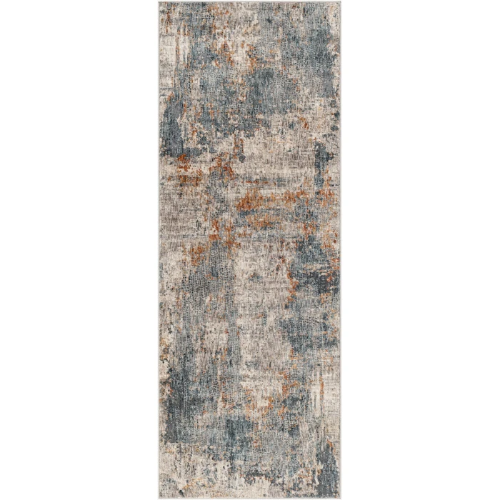 Livabliss Cardiff Medium Gray CDF-2305 2 ft. 7 in. X 7 ft. 3 in. Rect. Rug