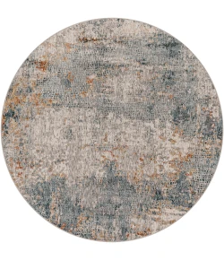 Livabliss Cardiff CDF2305 Medium Gray Denim Area Rug 7 ft. 10 in. Round