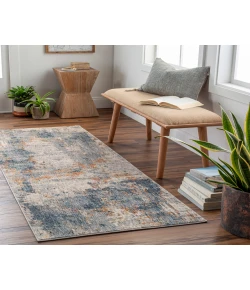 Livabliss Cardiff CDF2305 Medium Gray Denim Area Rug 2 ft. 7 in. X 10 ft. Runner