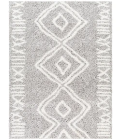 Livabliss Cloudy Shag CDG2312 Light Grey Taupe Area Rug 5 ft. 3 in. X 7 ft. Rectangle