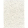 Livabliss Cloudy Shag CDG2319 Light Grey Beige Area Rug 5 ft. 3 in. X 7 ft. Rectangle