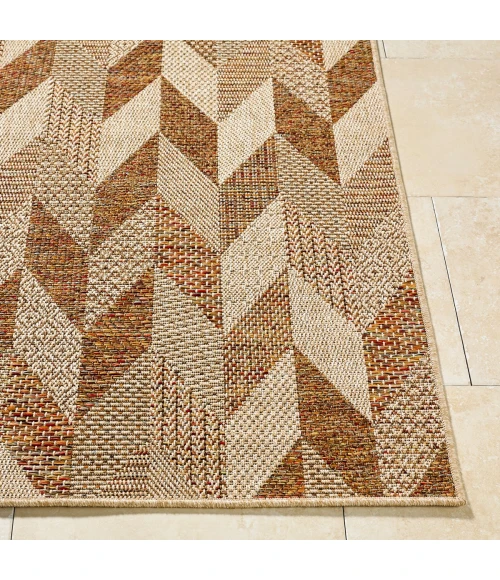 Livabliss Crete Burnt Sienna CEE-2306 5 ft. X 7 ft. Rect. Rug