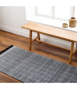 Surya Clover CEV2301 Black Light Slate Area Rug 2 ft. 6 in. X 8 ft. Runner